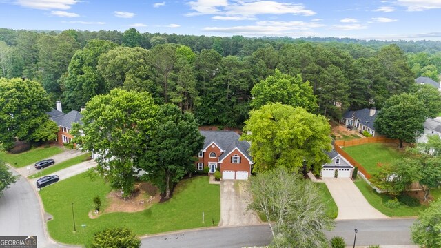 10865 Misty Moon Ct, Alpharetta, GA 30022 - bird's eye view of a forest
