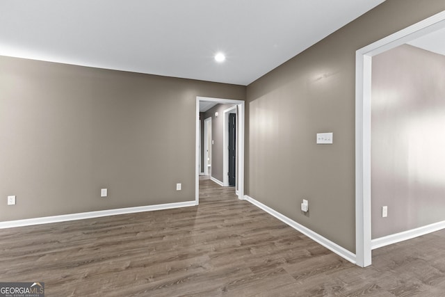 810 Callaway Church Rd, Lagrange, GA 30241 - spare room featuring wood finished floors and recessed lighting