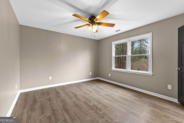 810 Callaway Church Rd, Lagrange, GA 30241 - empty room featuring wood finished floors and ceiling fan