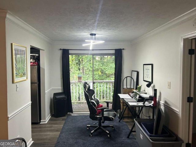 122 Sterling Ct Unit 122, Alpharetta, GA 30004 - office featuring wood finished floors and crown molding