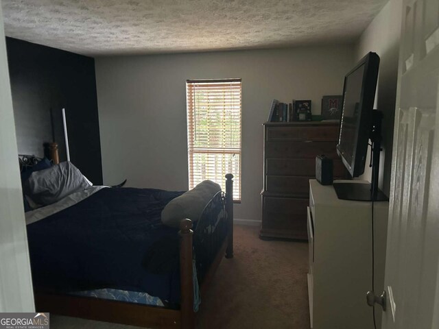 122 Sterling Ct Unit 122, Alpharetta, GA 30004 - carpeted bedroom featuring a textured ceiling