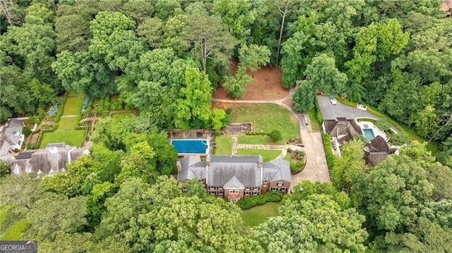 280 Blackland Rd NW, Atlanta, GA 30342 - aerial view of property's location with a forest