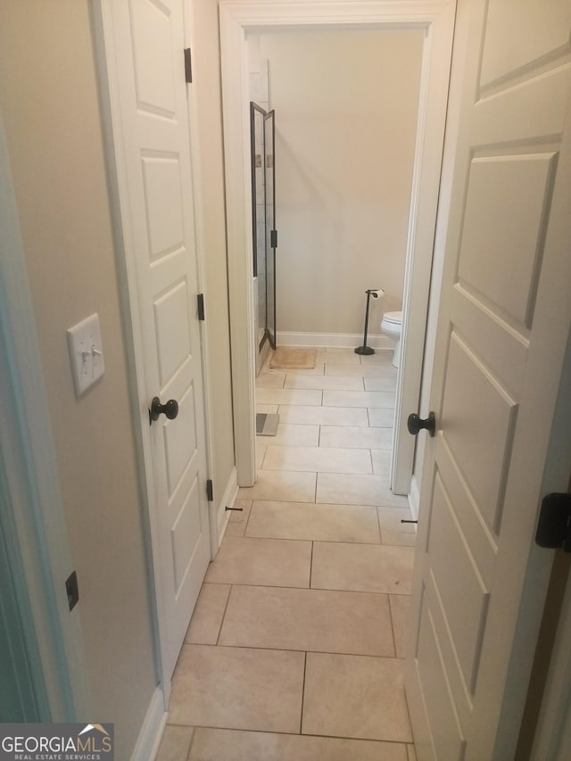 130 Burnt Hickory Ln, Calhoun, GA 30701 - corridor with light tile patterned floors and baseboards