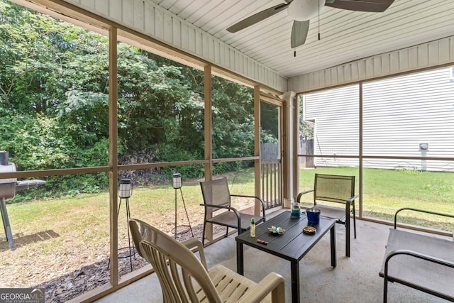 11581 Kades Trl, Hampton, GA 30228 - sunroom / solarium with ceiling fan
