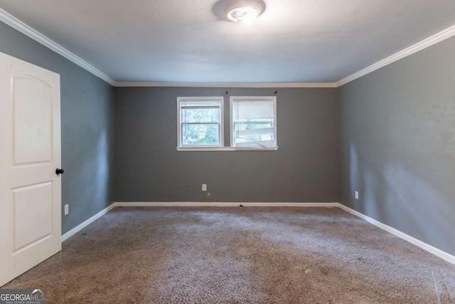 4715 Wildginger Run, Lithonia, GA 30038 - spare room featuring carpet floors, ornamental molding, and baseboards
