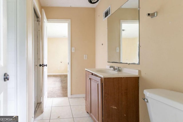 4715 Wildginger Run, Lithonia, GA 30038 - bathroom with vanity, toilet, and tile patterned flooring