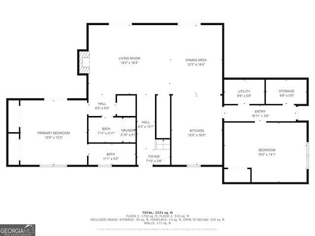 4715 Wildginger Run, Lithonia, GA 30038 - floor plan / room layout