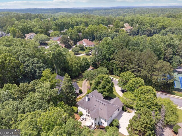 712 Brookshade Pkwy, Alpharetta, GA 30004 - bird's eye view of a forest