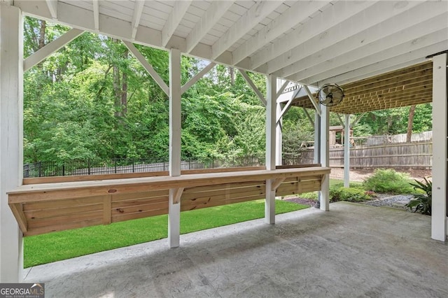 2602 Drew Valley Rd NE, Brookhaven, GA 30319 - fenced backyard featuring a patio area