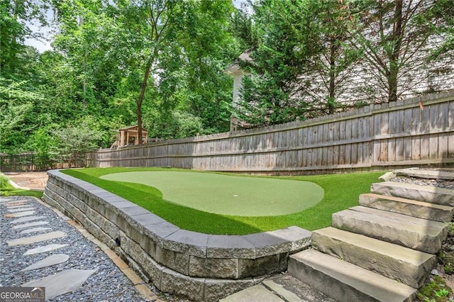 2602 Drew Valley Rd NE, Brookhaven, GA 30319 - view of yard featuring a putting area