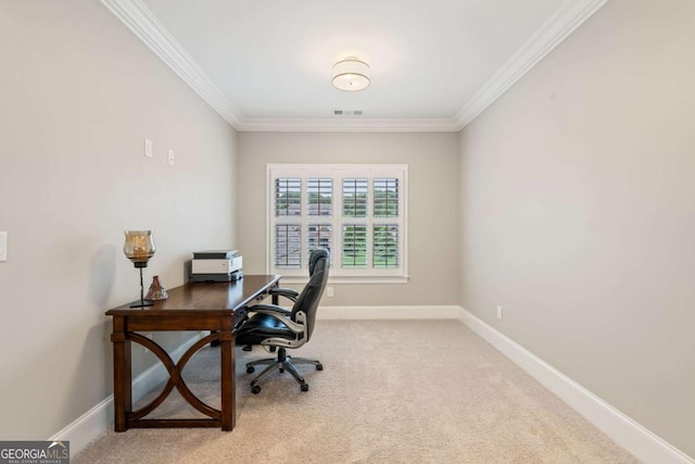 2377 Kesgrove Way, Buford, GA 30518 - carpeted office space with crown molding