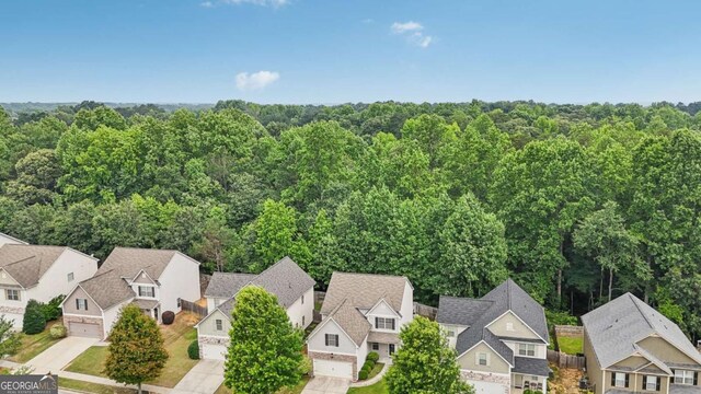4546 Water Mill Dr, Buford, GA 30519 - aerial perspective of suburban area with a forest