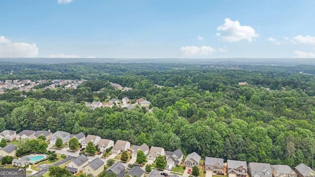 4546 Water Mill Dr, Buford, GA 30519 - aerial view of residential area featuring a forest