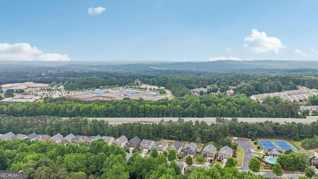 4546 Water Mill Dr, Buford, GA 30519 - aerial view of residential area with a forest