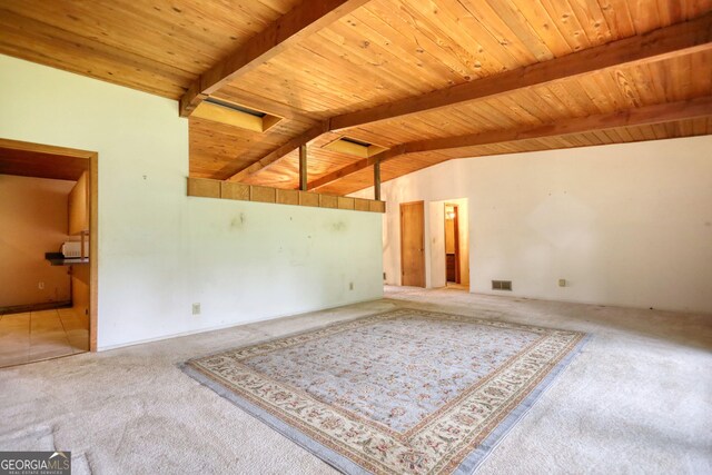 749 Dogwood Dr, Lawrenceville, GA 30046 - spare room featuring carpet flooring and wood ceiling