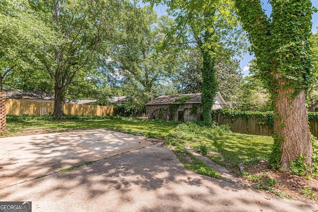 1391 Jefferson Ave, East Point, GA 30344 - view of yard with a patio