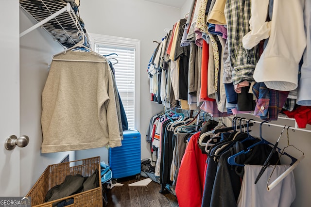4202 Morrison Way Unit 9, Atlanta, GA 30341 - walk in closet with wood finished floors