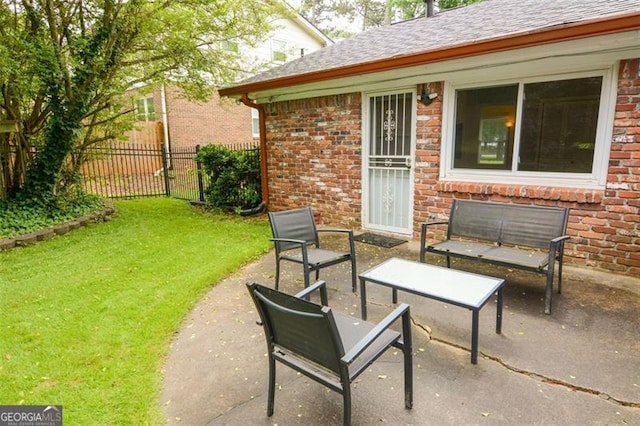 2808 Peeler Rd, Dunwoody, GA 30360 - view of patio with outdoor lounge area