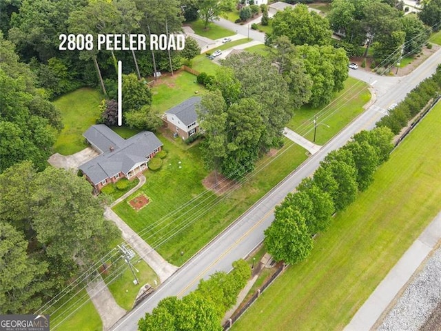 2808 Peeler Rd, Dunwoody, GA 30360 - aerial view of a tree filled landscape