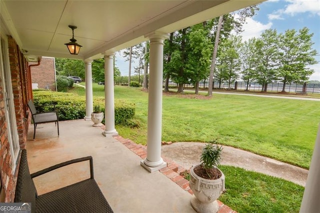 2808 Peeler Rd, Dunwoody, GA 30360 - view of covered porch