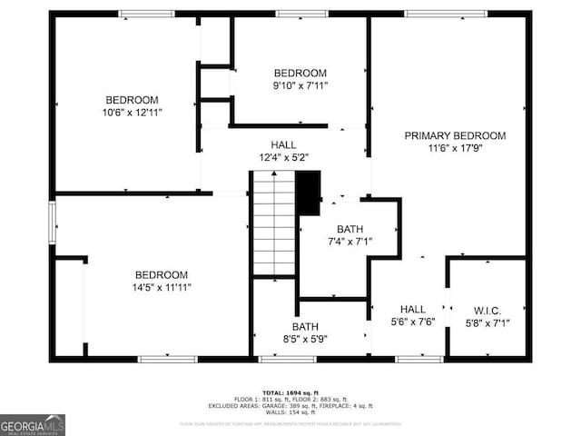 5092 Stone Trce, Stone Mountain, GA 30083 - room layout