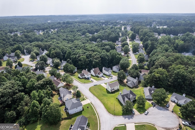 3269 N Winds Trl, Douglasville, GA 30135 - aerial view of property's location with a forest and nearby suburban area