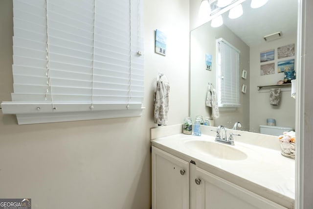 1885 N Creek Cir, Alpharetta, GA 30009 - bathroom featuring vanity and toilet