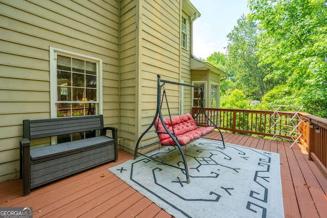 1885 N Creek Cir, Alpharetta, GA 30009 - view of wooden terrace