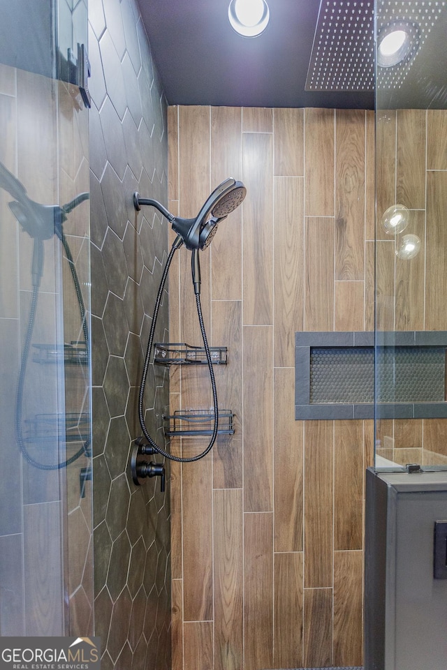 168 State Line Rd, Cloudland, GA 30731 - bathroom with a tile shower