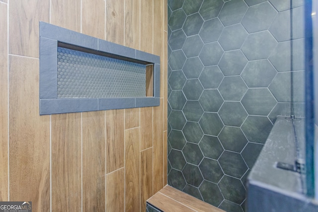 168 State Line Rd, Cloudland, GA 30731 - bathroom with a tile shower