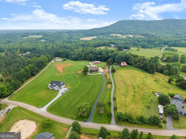 8958 Bill Savage Rd, Lula, GA 30554 - drone / aerial view of mountains and a heavily wooded area