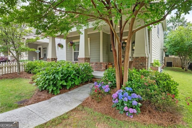 1184 Medlin St SE, Smyrna, GA 30080 - view of front of house featuring brick siding and covered porch