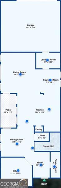 1184 Medlin St SE, Smyrna, GA 30080 - floor plan / room layout
