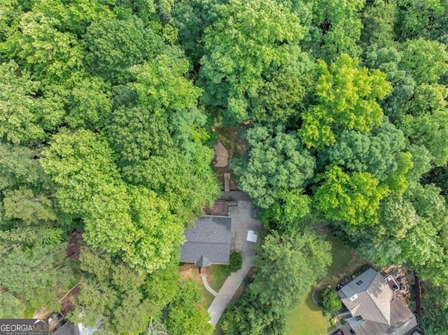 1625 Clark Lake Dr NW, Acworth, GA 30102 - aerial view of property and surrounding area