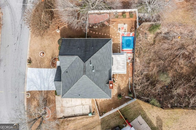 2885 Field Spring Dr, Lithonia, GA 30058 - aerial view of property and surrounding area