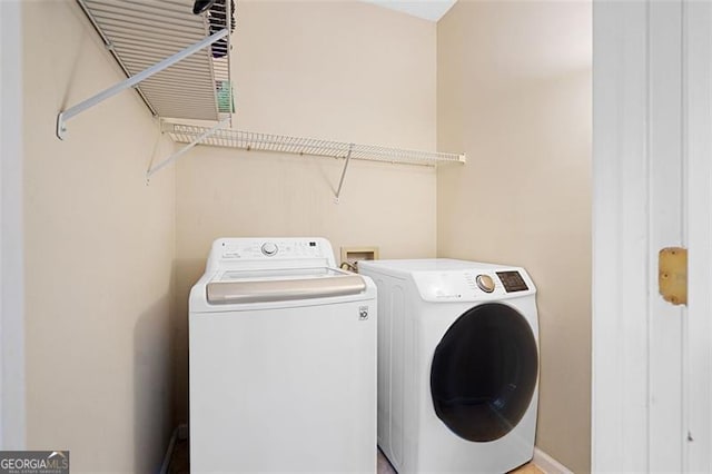 404 Pine Grove Way, Woodstock, GA 30189 - laundry room featuring washer and dryer