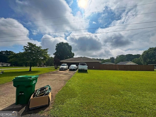 114 Van Dr, Kathleen, GA 31047 - view of yard with driveway
