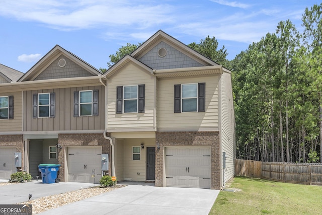 3473 Shoal Oak Ct, Riverdale, GA 30296 - view of property featuring brick siding, concrete driveway, and a garage