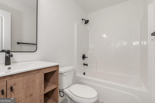 3473 Shoal Oak Ct, Riverdale, GA 30296 - bathroom with vanity and washtub / shower combination