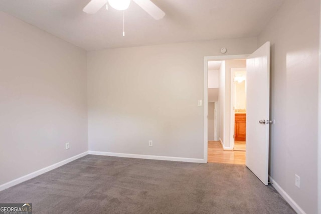 4331 Wrexham Ct, Snellville, GA 30039 - carpeted empty room featuring ceiling fan and baseboards