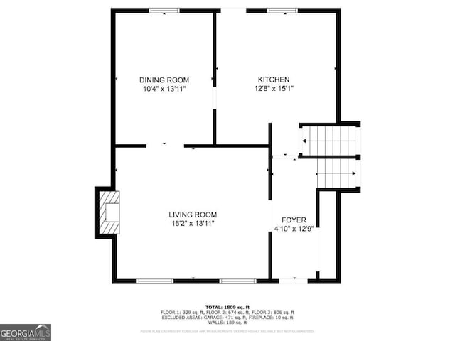 4331 Wrexham Ct, Snellville, GA 30039 - floor plan / room layout