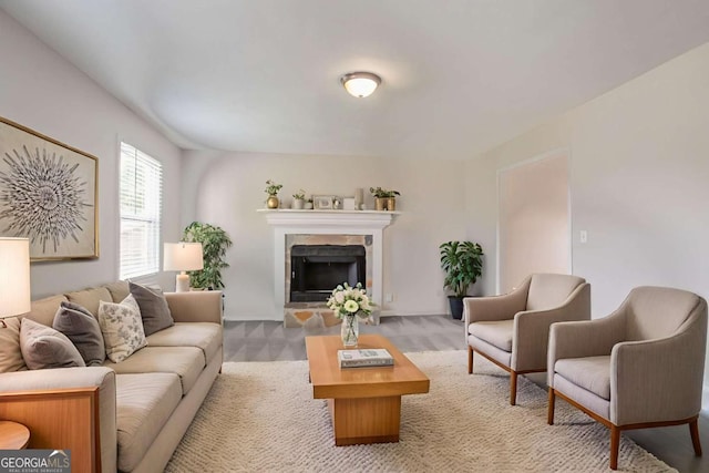 4331 Wrexham Ct, Snellville, GA 30039 - carpeted living area featuring a fireplace