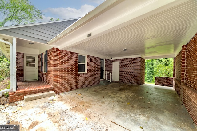 3080 Lynhurst Cir SW, Atlanta, GA 30311 - view of patio / terrace with entry steps and an attached carport