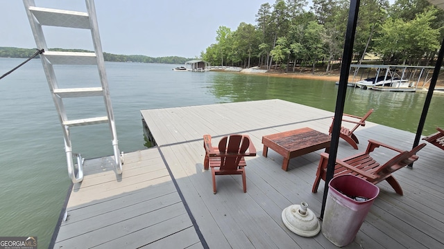 396 Greenleaf Dr, Lavonia, GA 30553 - dock area with a water view