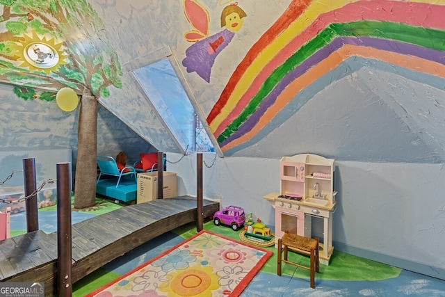 2304 Weeping Oak Dr, Braselton, GA 30517 - playroom with lofted ceiling
