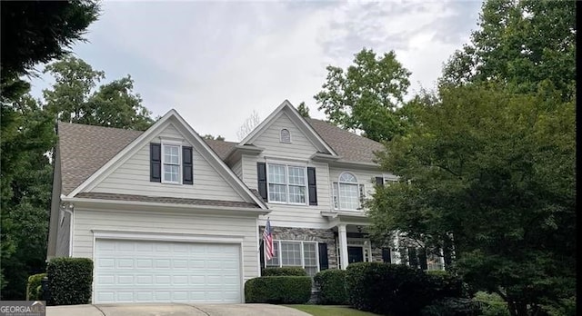 107 Sedgefield Overlook, Dallas, GA 30157 - view of front facade with concrete driveway