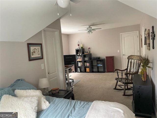 107 Sedgefield Overlook, Dallas, GA 30157 - carpeted bedroom with ceiling fan