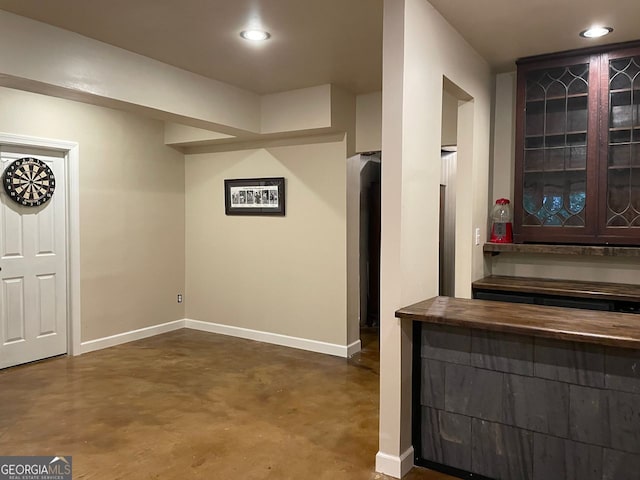 107 Sedgefield Overlook, Dallas, GA 30157 - entryway with finished concrete flooring and recessed lighting