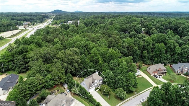 107 Sedgefield Overlook, Dallas, GA 30157 - aerial perspective of suburban area featuring a forest