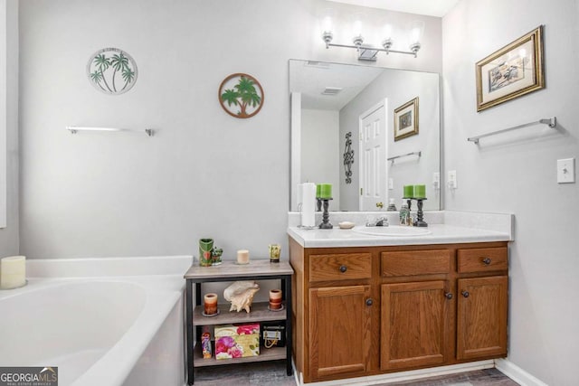 169 Winding Valley Dr, Rockmart, GA 30153 - full bath with vanity and a garden tub